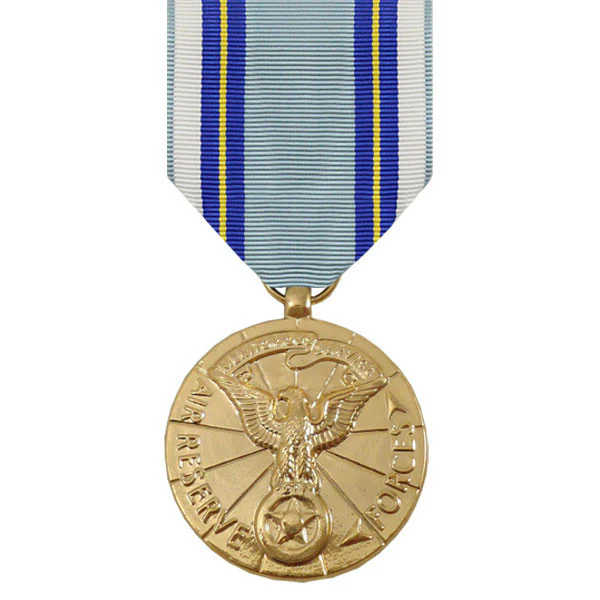 Full Size Medal: Air Reserve Meritorious Service - 24k Gold Plated