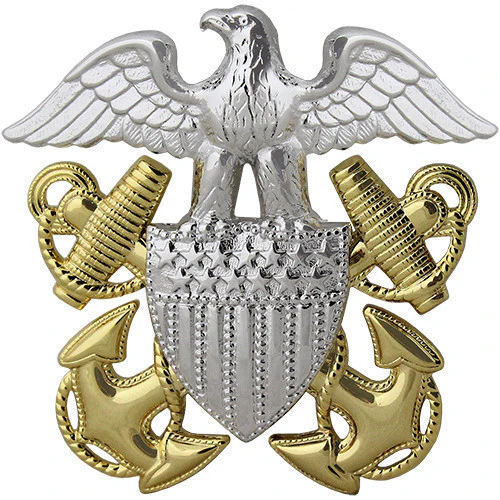 Navy Cap Device: Officer - regulation size