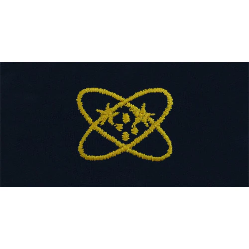 Navy Embroidered Collar Device: Electronics Technician - coverall