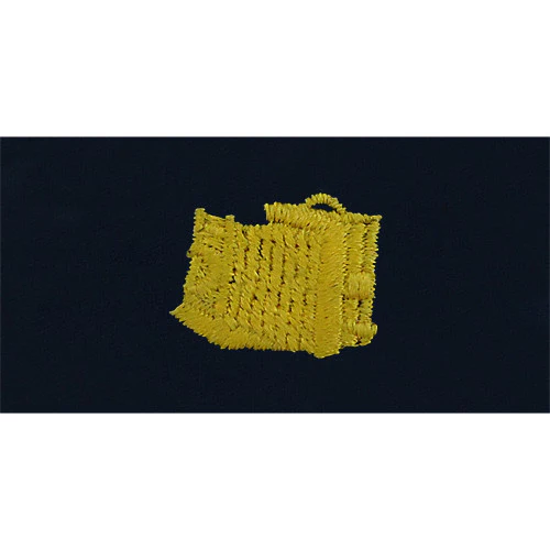 Navy Embroidered Collar Device: Photographer - coverall