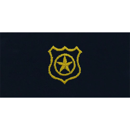 Navy Embroidered Collar Device: Physical Security - coverall