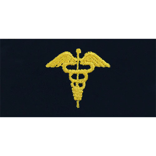 Navy Embroidered Collar Device: Physician Assistant - coverall