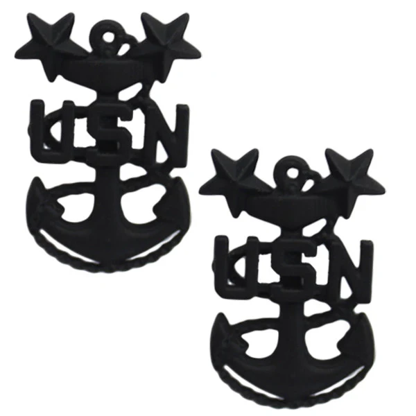 Navy Collar Device: E9 Corpsman or Seabee - small