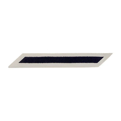 Navy Hash Marks: Blue Embroidered on White CNT - female, set of 1