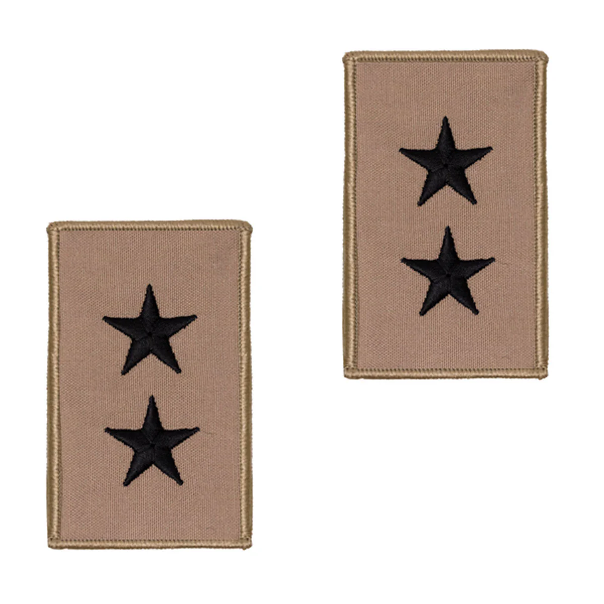 Navy Embroidered Rank: 2 Star: Rear Admiral Upper - Desert (NON-RETURNABLE)