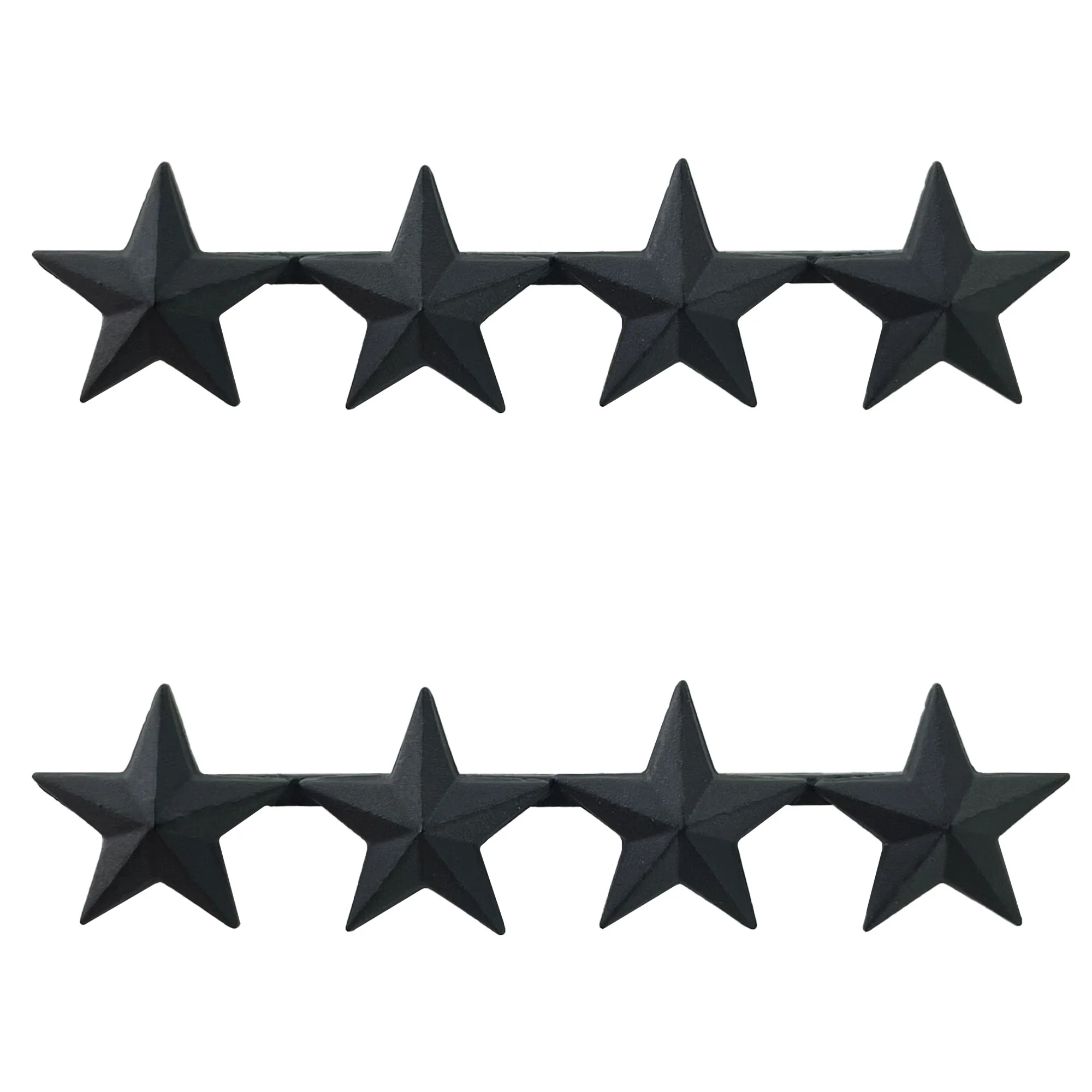Navy Collar Device: Admiral 4 Star- black metal
