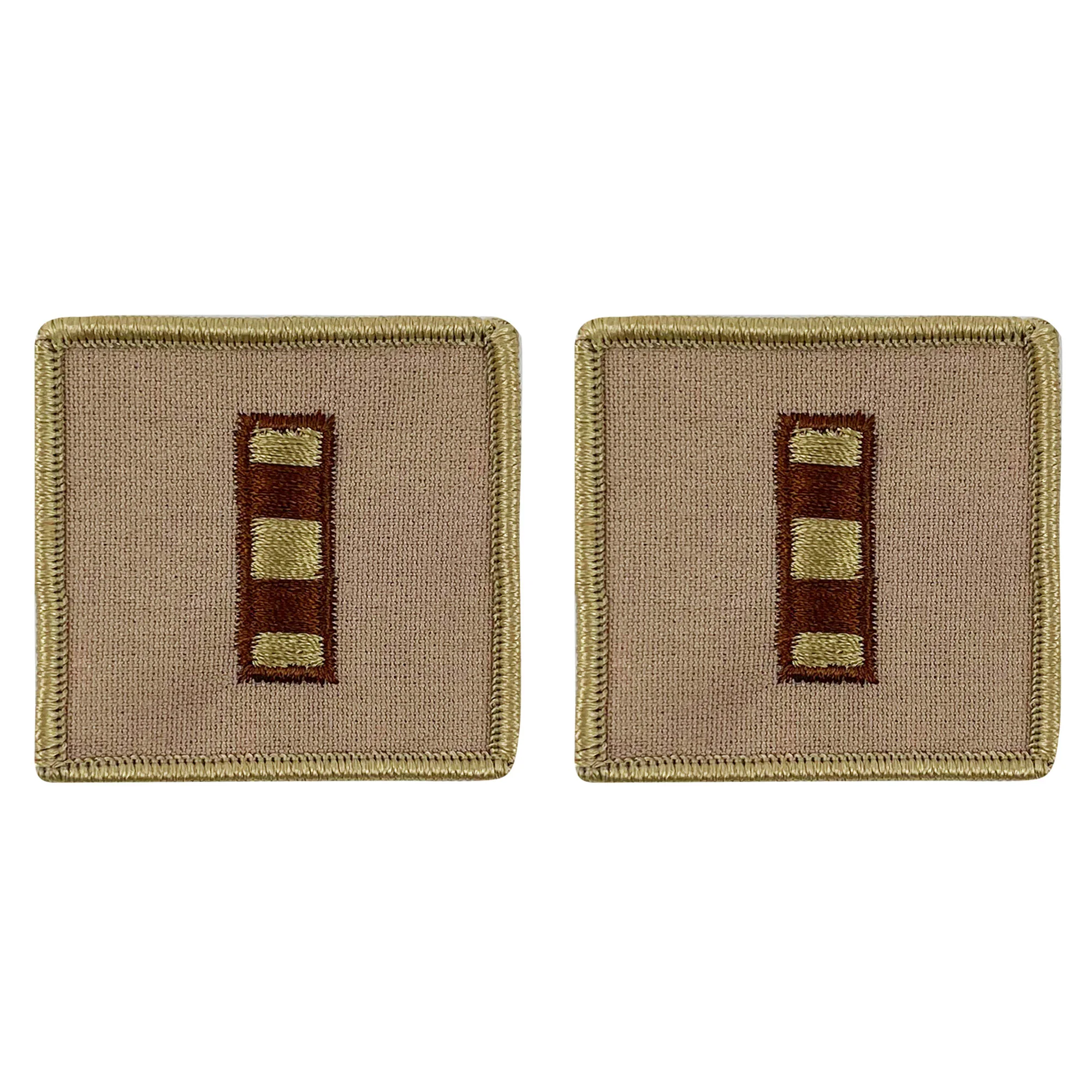 Navy Embroidered Rank: Warrant Office 2 - Desert (NON-RETURNABLE)
