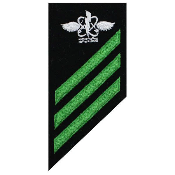 Navy E-3 Combo Rate: Aviation Antisub Warfare Operator on blue serge