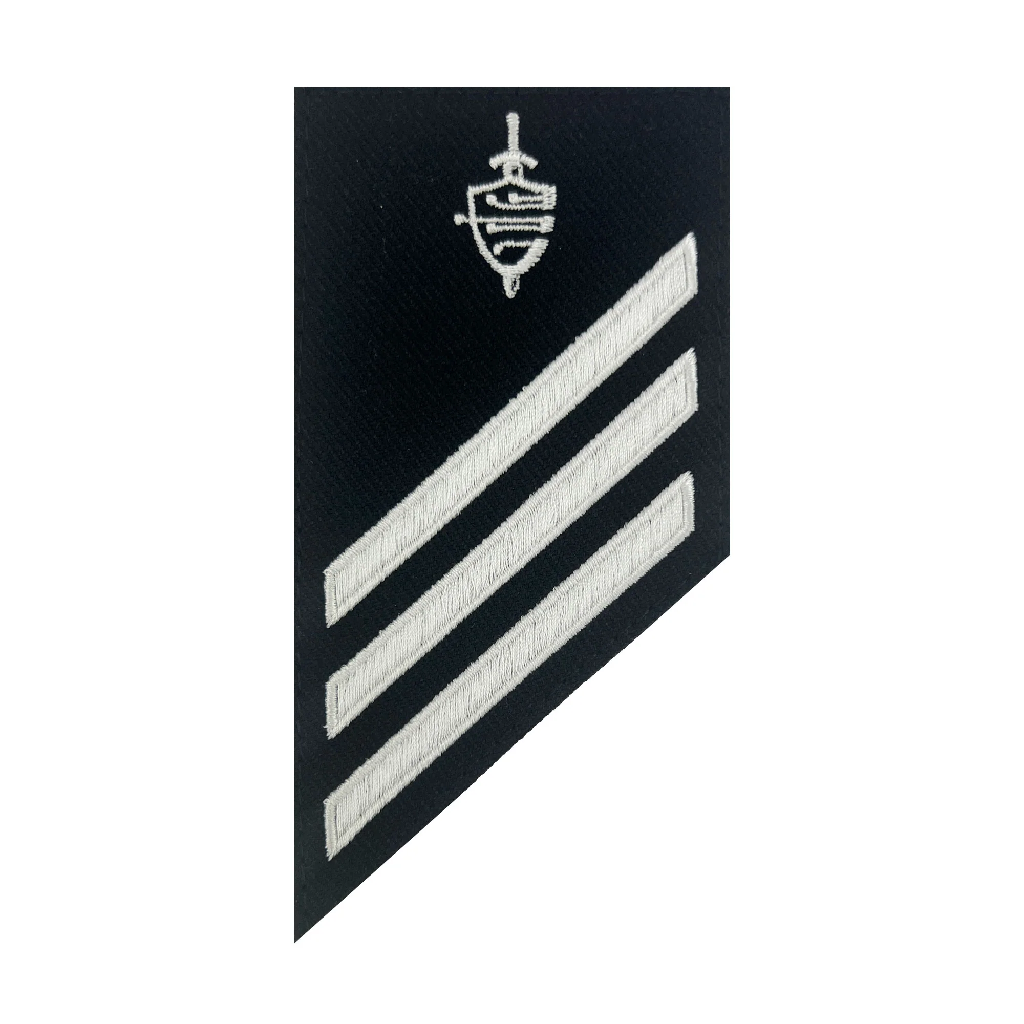 Navy E-3 Combo Rate: CWT Cyber Warfare Technician on blue serge