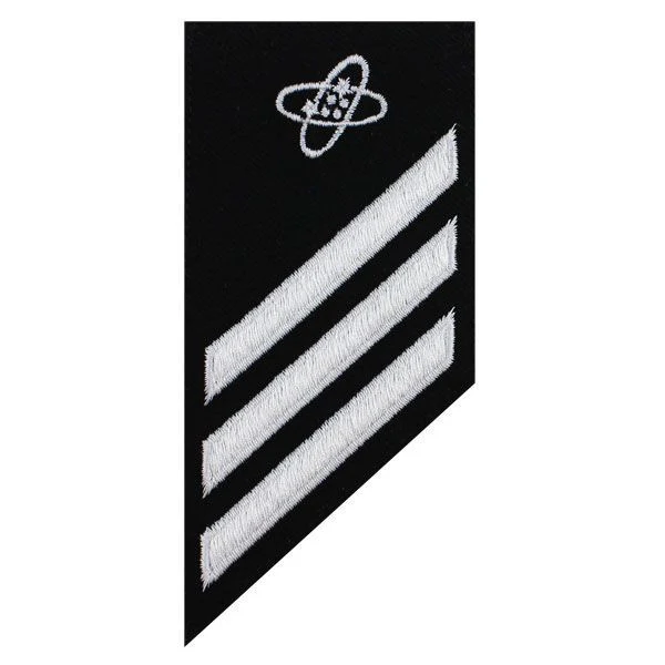 Navy E-3 Combo Rate: Electronics Technician on blue serge