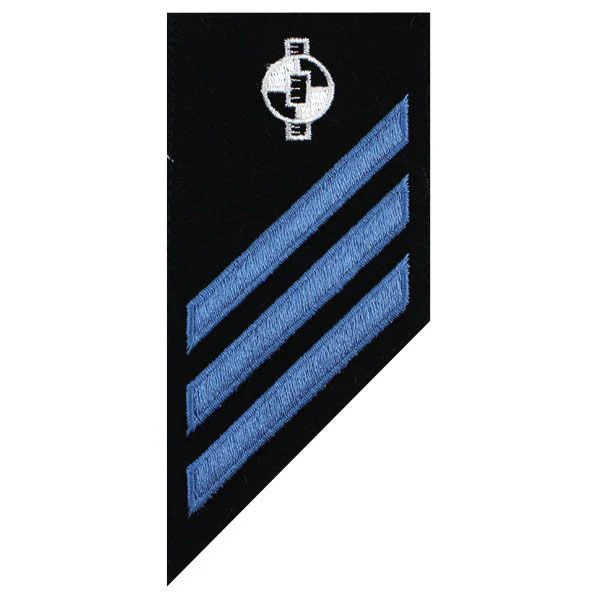 Navy E-3 Combo Rate: Engineering Aide on blue serge