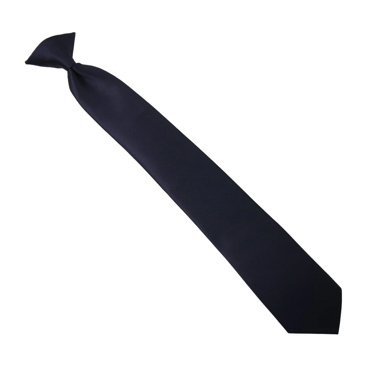 Air Force Blue Ready-Tied Clip-on Herringbone