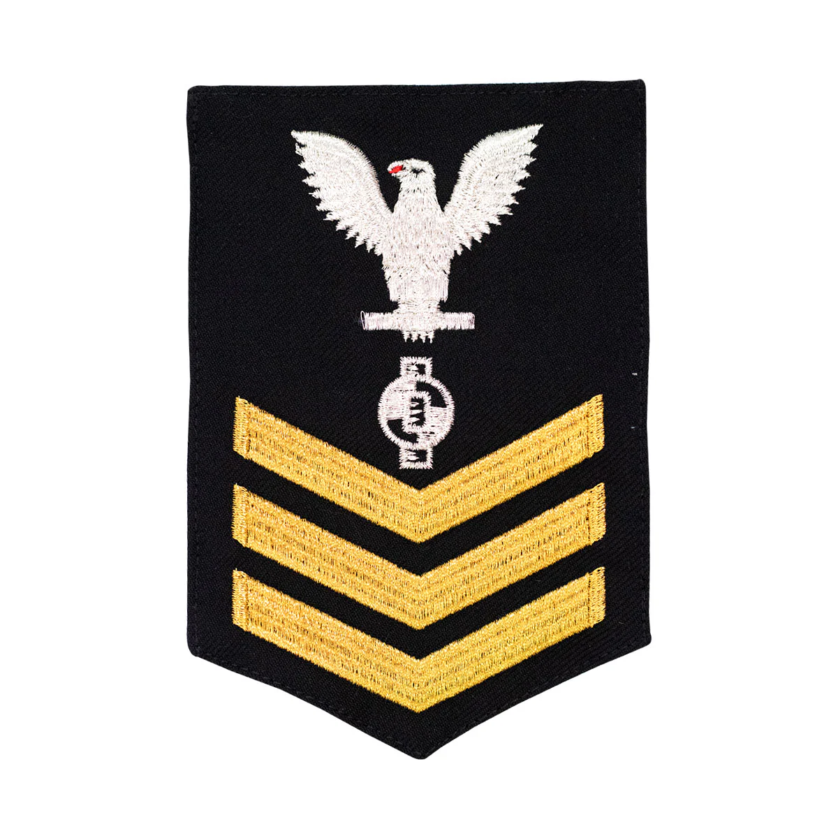 Navy E6 MALE Rating Badge: Engineering Aide - blue