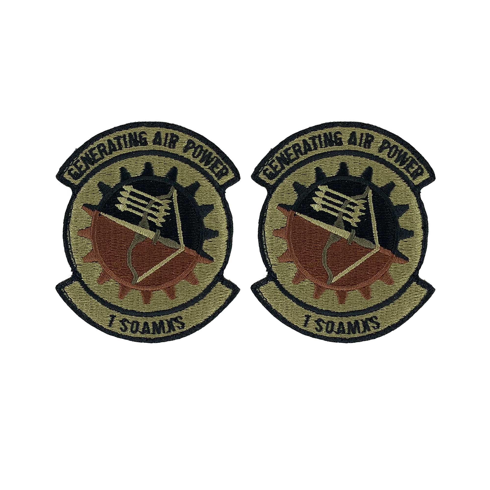 Air Force Patch: 1st Special Operations Air Maintenance Squadron - OCP with hook