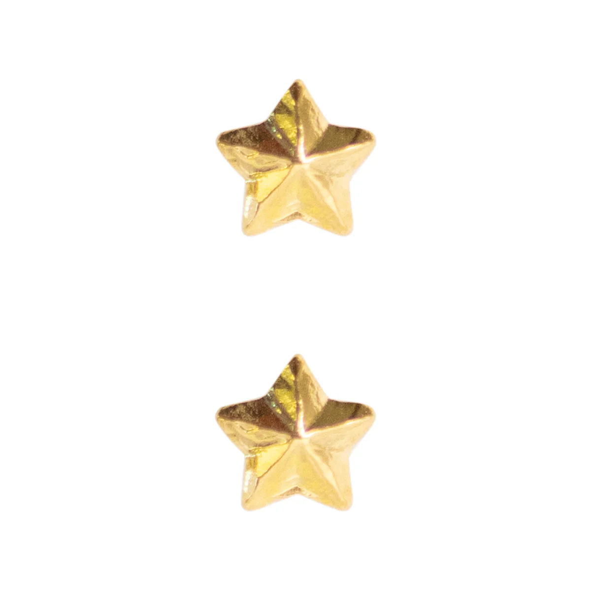 Ribbon Attachments: Star - 3/16" inch gold