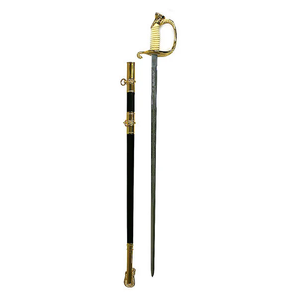 Navy Sword: Stainless Steel Blade and Cloth Cover