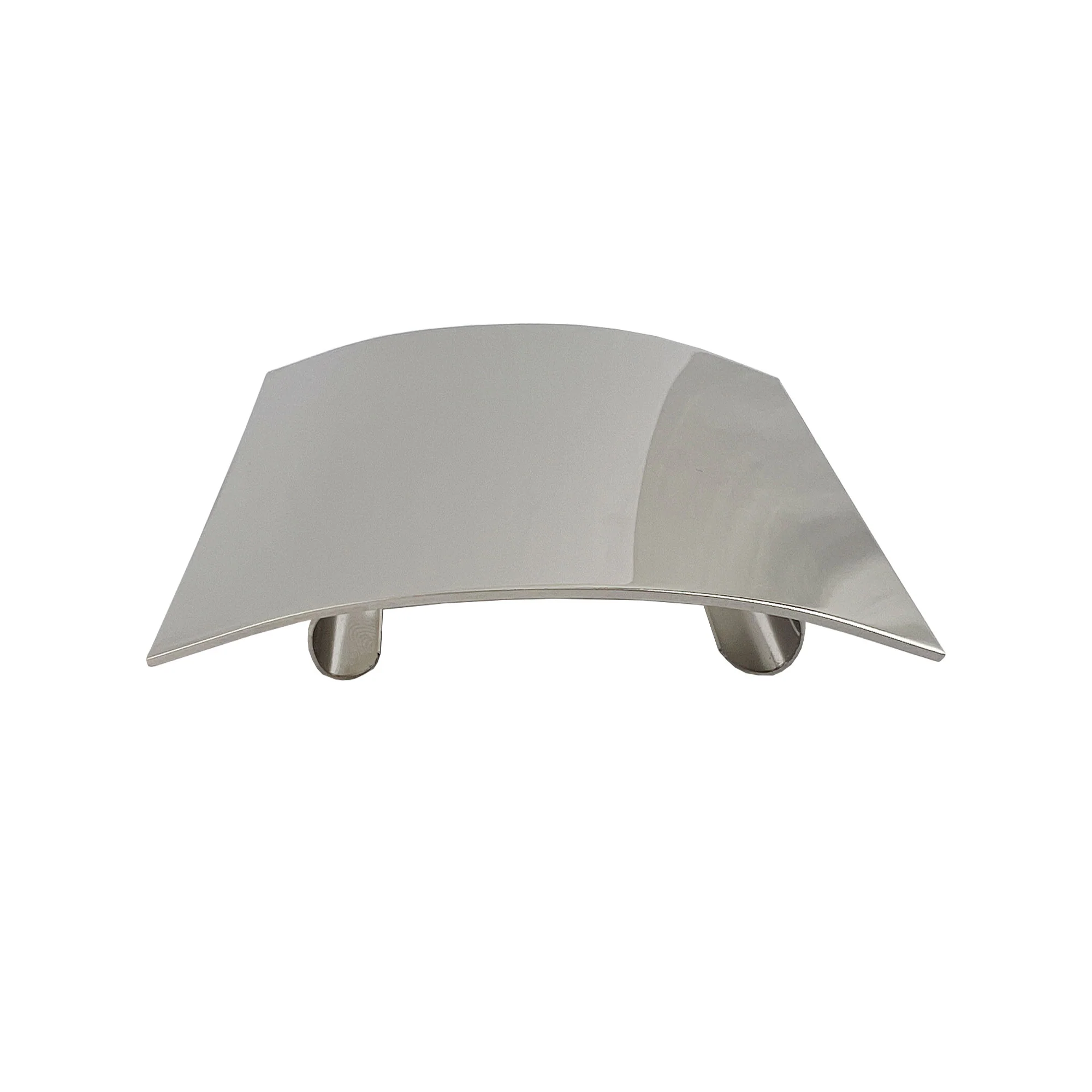 Pistol Belt Buckle: Parade Silver
