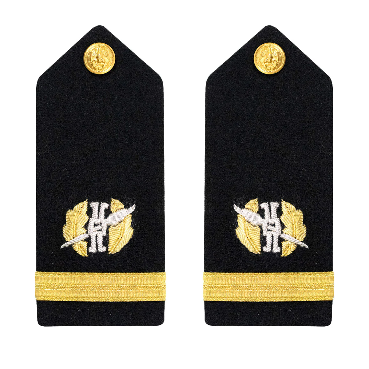 Navy Shoulder Board: Ensign Law Community - male