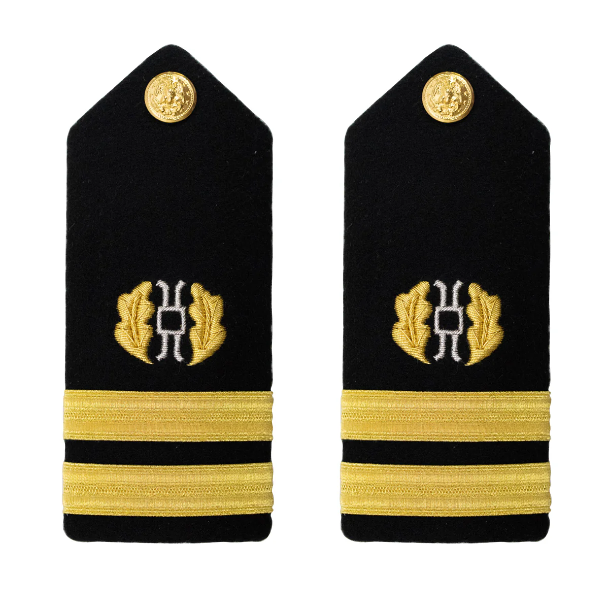 Navy Shoulder Board:  Lieutenant Judge Advocate - male