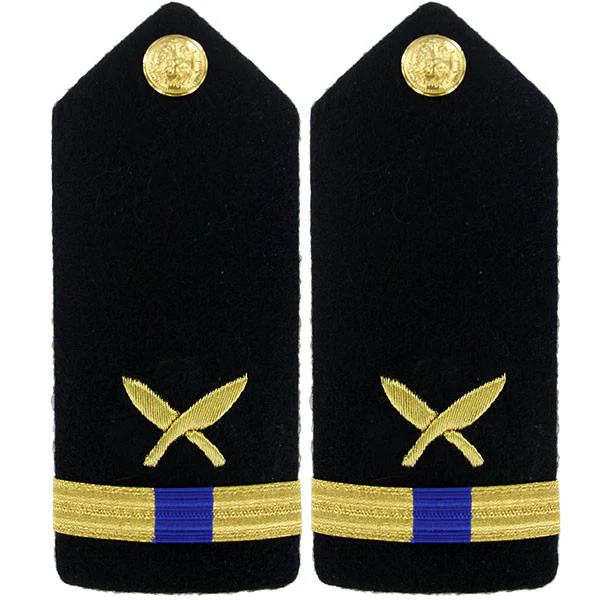 Navy Shoulder Board: Warrant Officer 4 Ship Clerk - Male