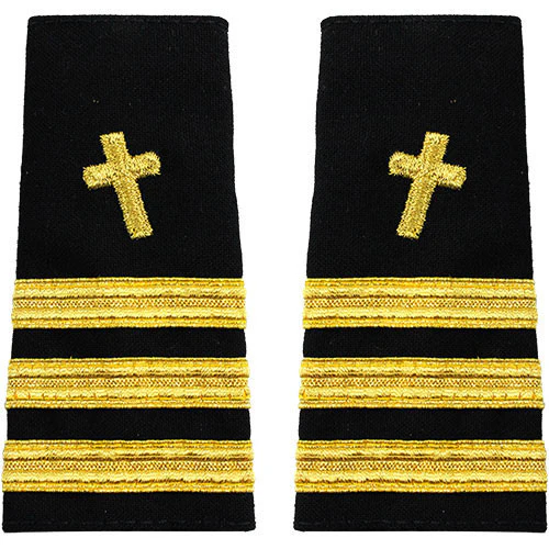 Navy Soft Shoulder Mark: Commander Christian Chaplain
