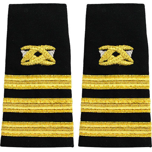 Navy Soft Shoulder Mark: Commander Civil Engineer