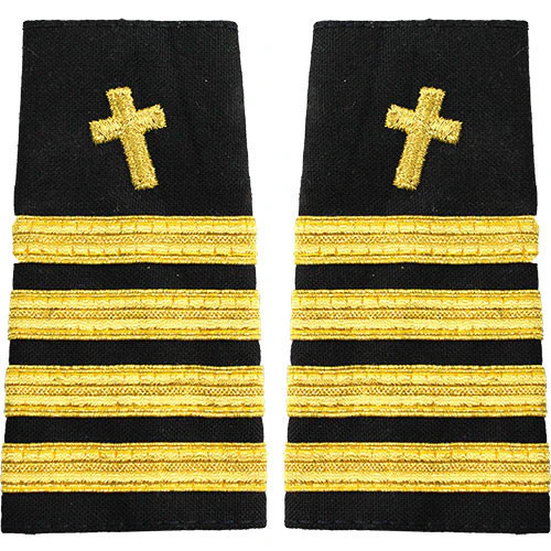 Navy Soft Shoulder Mark: Captain Christian Chaplain