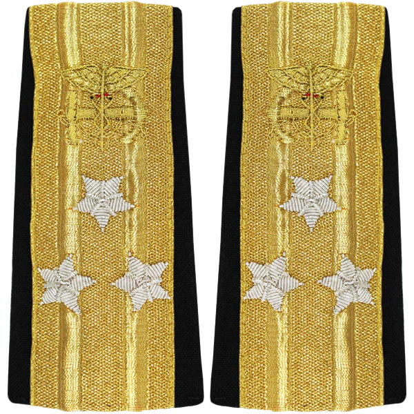 Public Health Service PHS Soft Shoulder Mark: Vice Admiral 3 Star