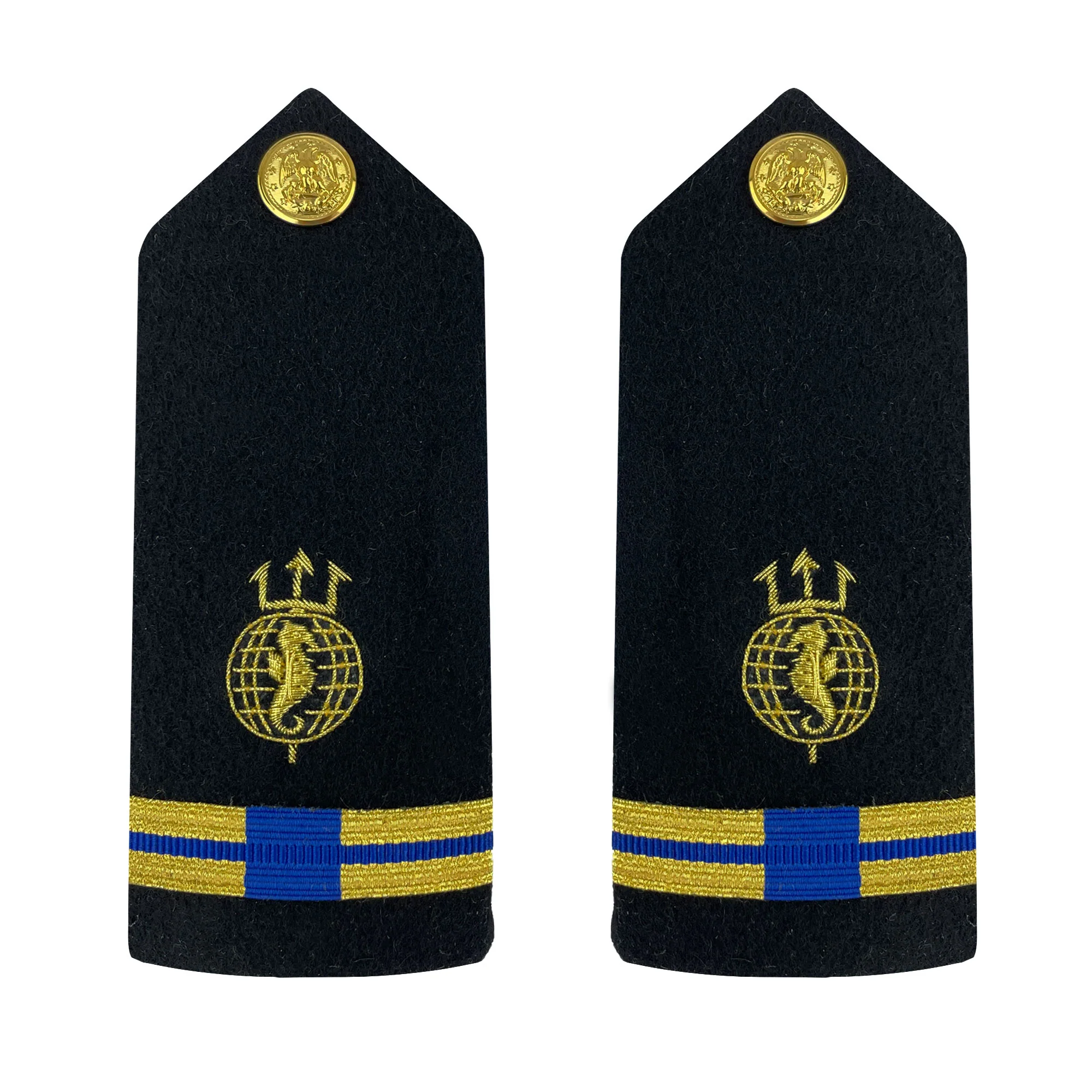 Navy Shoulder Board: Warrant Officer 5 Acoustic Technician
