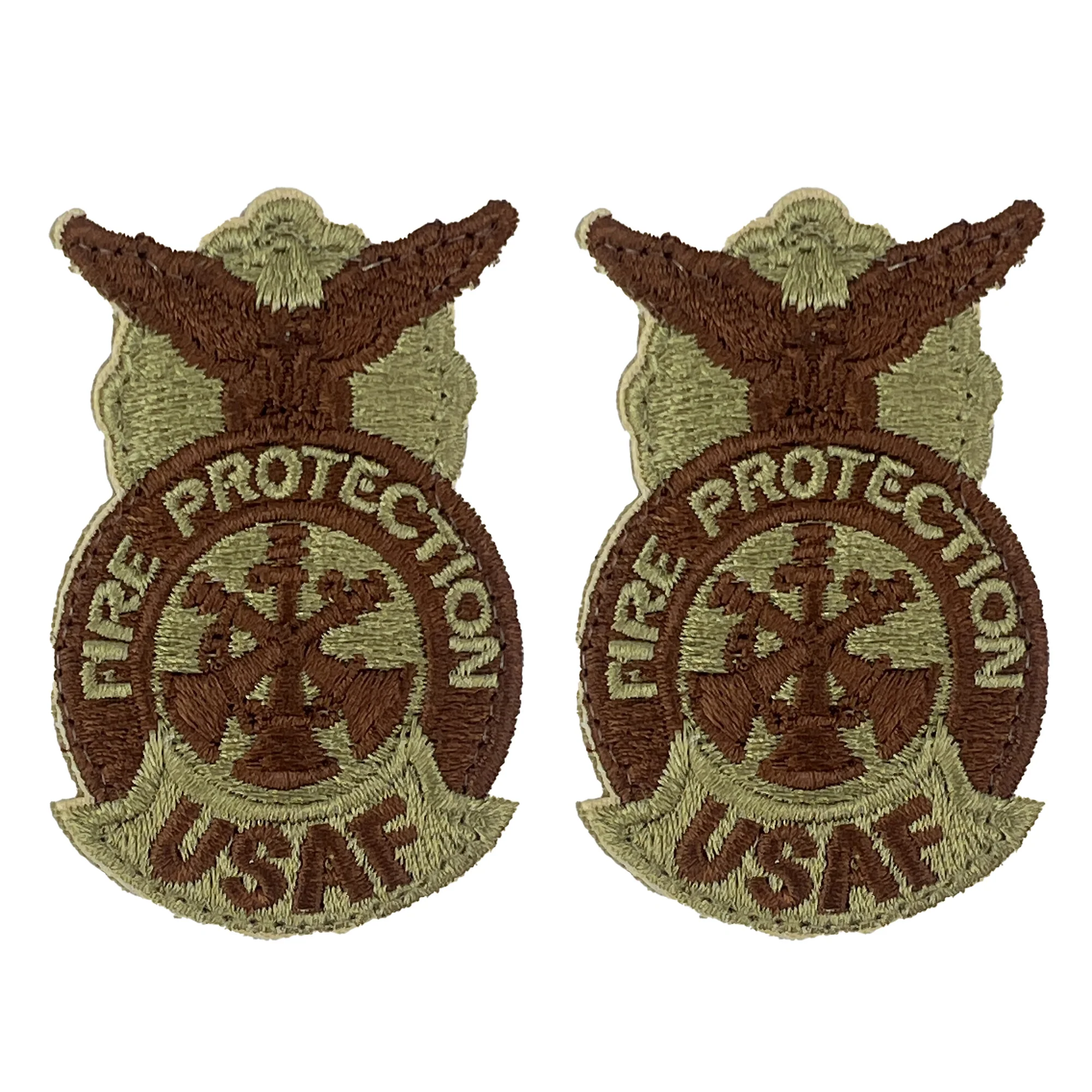 Air Force Patch: Fire Protection Assistant Chief OCP with hook closure