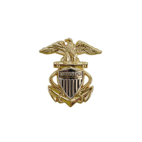 USNSCC / NLCC - Officer Left Side Collar Device / Garrison Cap Device