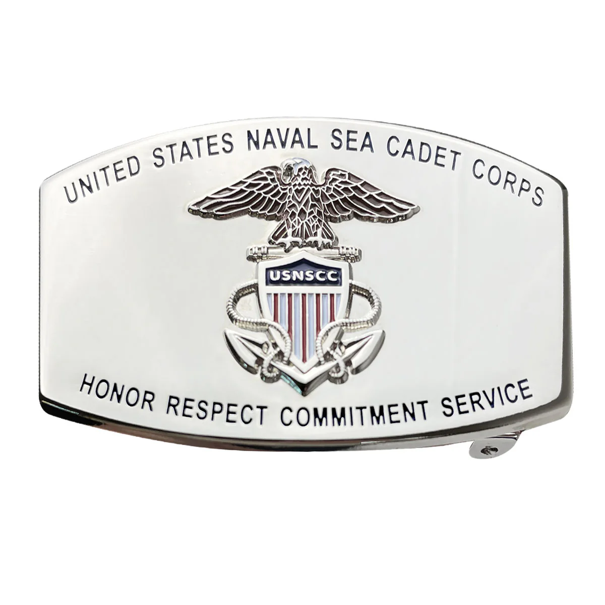 USNSCC Buckle With logo - SILVER