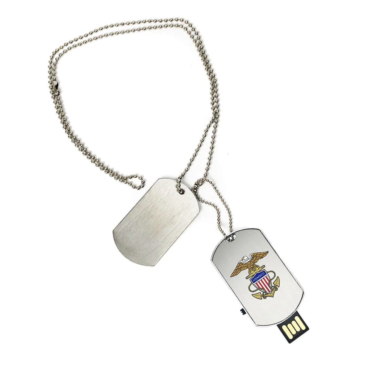 Sea Cadets:  Dog Tag with 64 GB USB Flash Drive