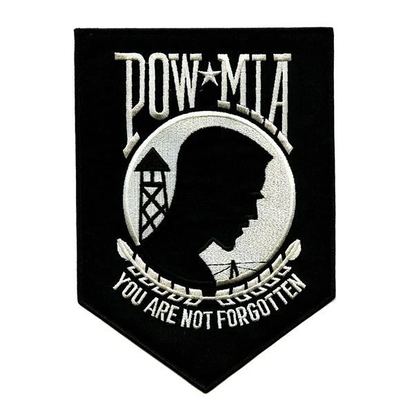 Patch: POW MIA - black