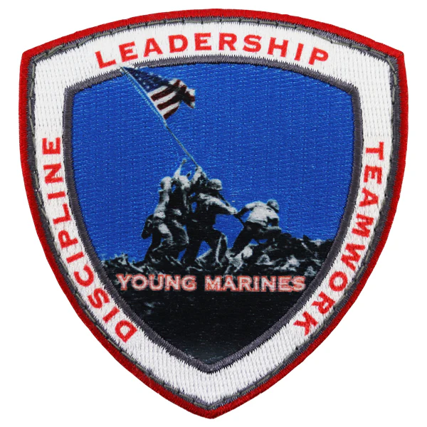 Young Marines Iwo Jima Patch With Velcro