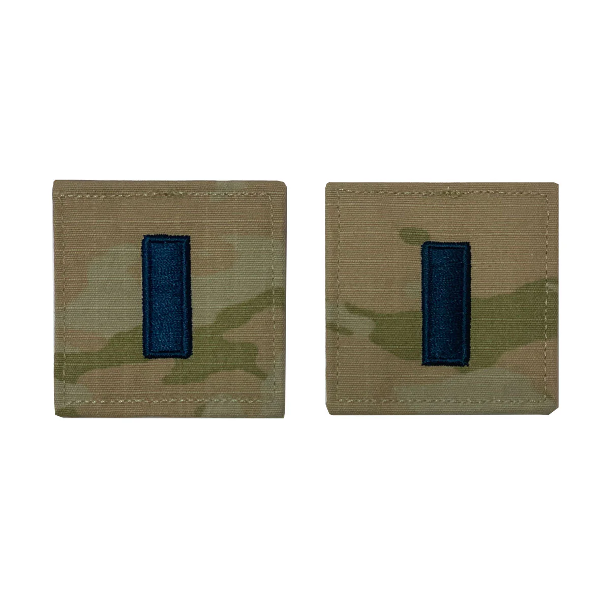 Space Force Officer Rank Insignia Embroidered on OCP with Hook : First Lieutenant