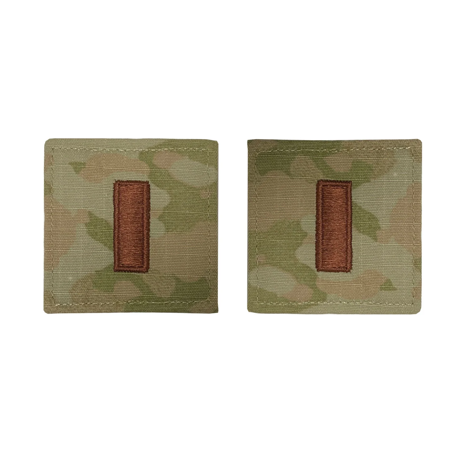 Space Force Officer Rank Insignia Embroidered on OCP with Hook : Second Lieutenant