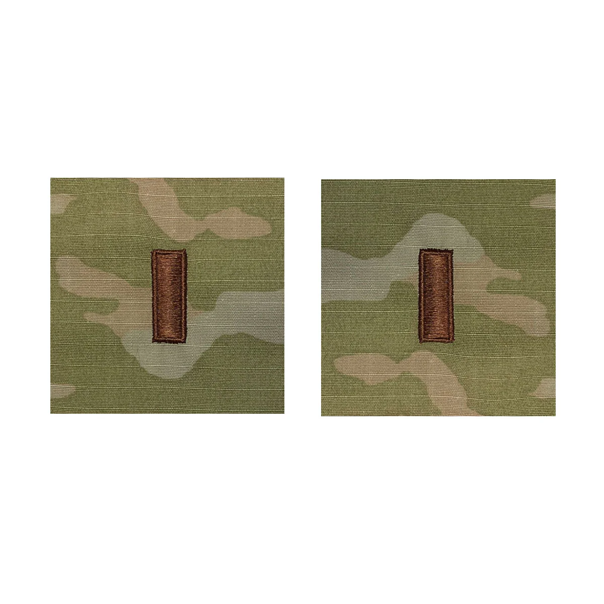 Space Force Embroidered OCP Sew on Officer Rank Insignia: Second Lieutenant