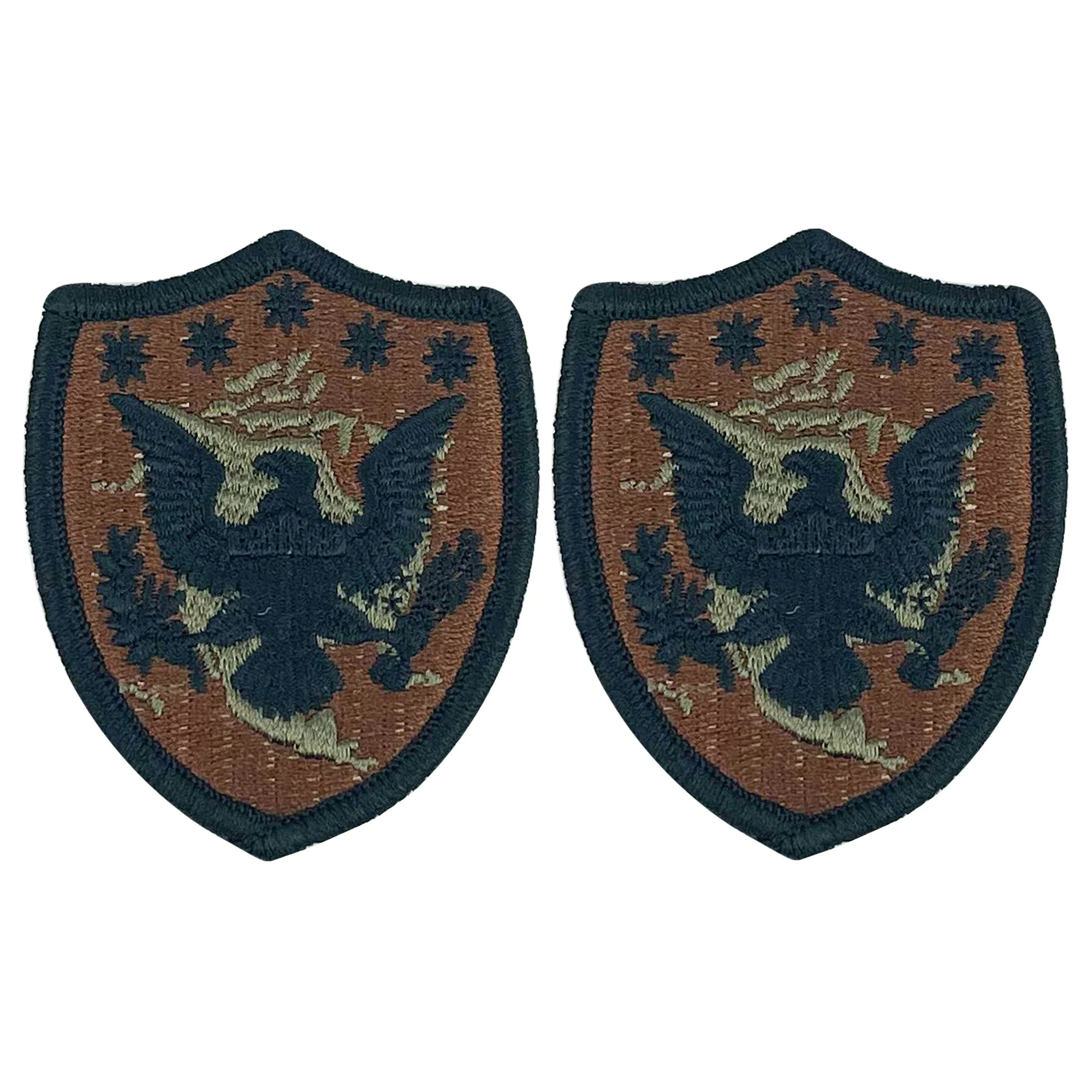 Air Force Patch: U.S. Northern Command - embroidered on OCP spice brown with hook