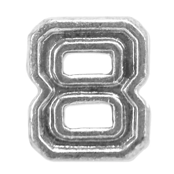 Ribbon Attachments: Strike Flight Number 8 - silver