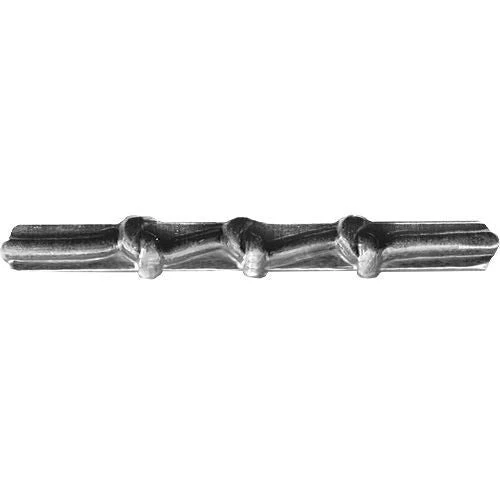Army miniature Medal Attachment: Good Conduct - 3 knot, silver oxidize