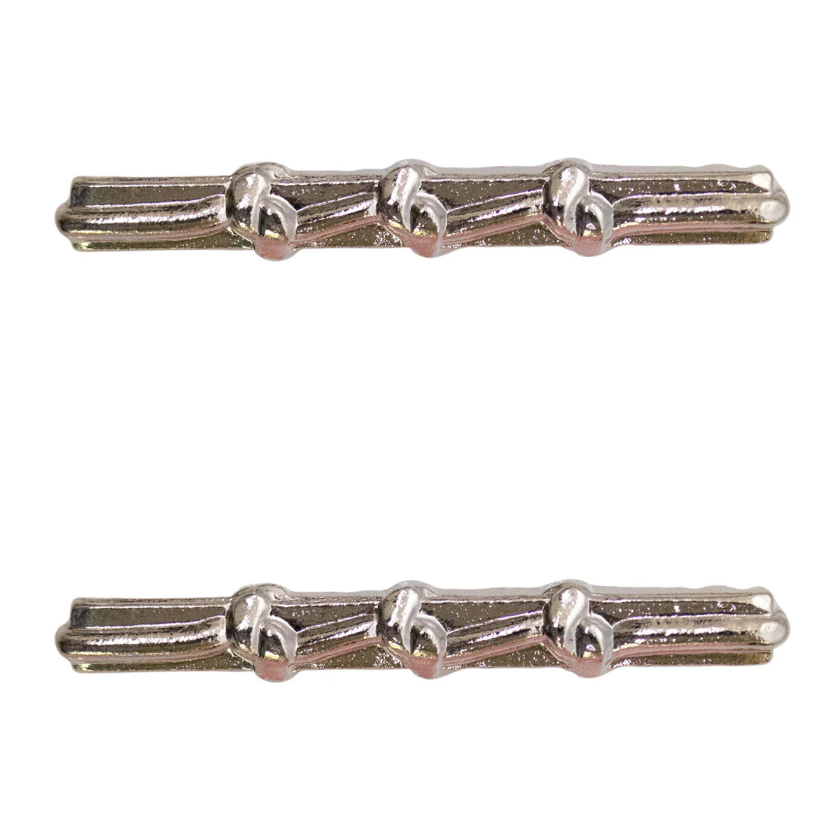 Army Ribbon Attachments: Good Conduct - 3 knot, silver oxidize