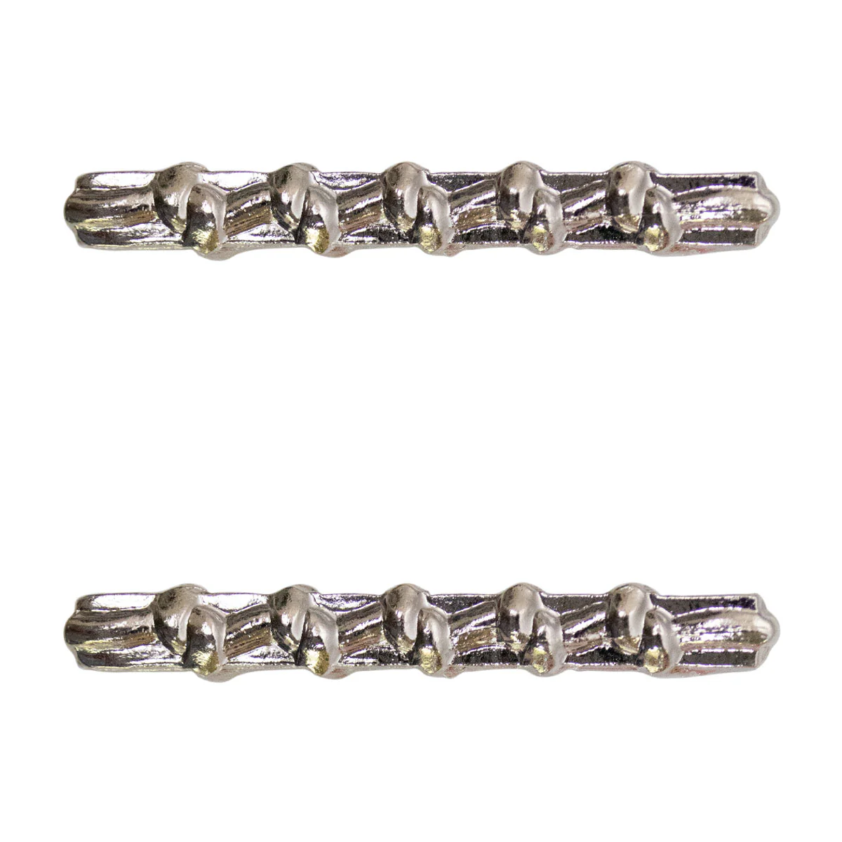 Army Ribbon Attachments: Good Conduct - 5 knot, silver oxidize