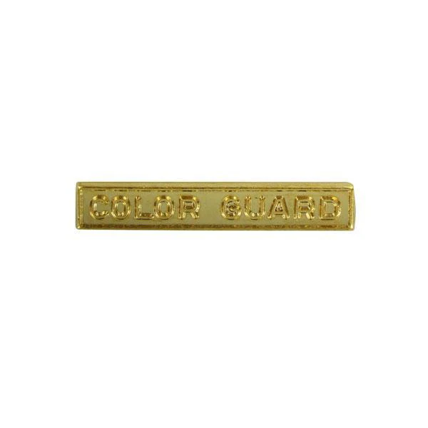 Young Marine's Ribbon Attachment: Color Guard Bar - Gold