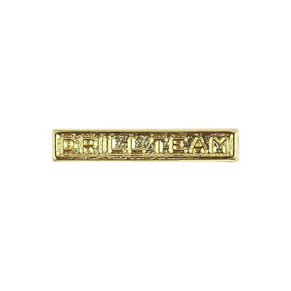 Ribbon Attachment: Drill Team Bar - Gold
