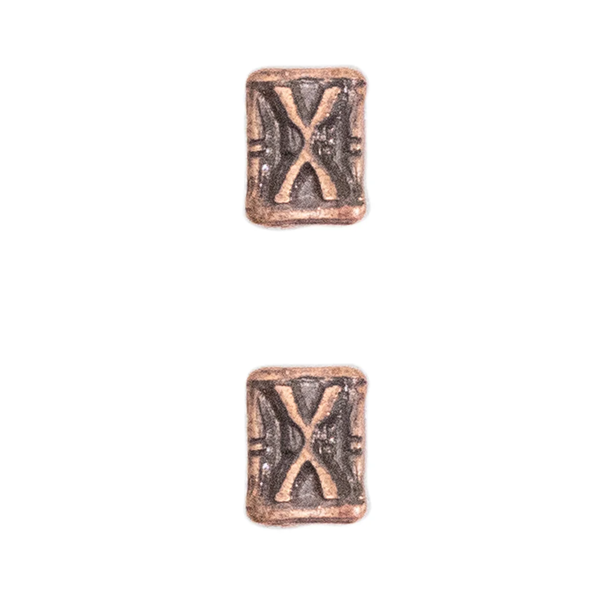 miniature Medal Attachment: Hourglass - bronze