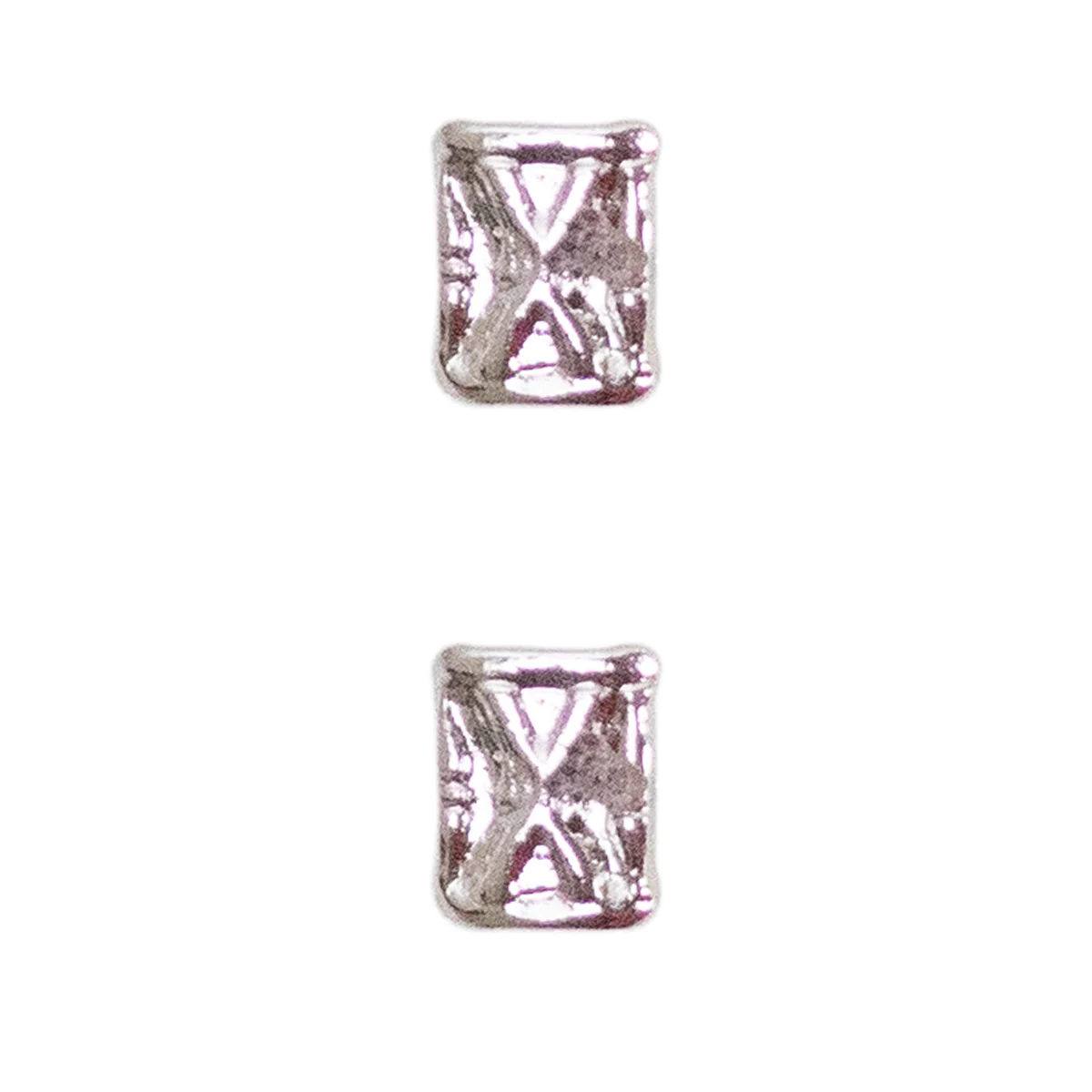 miniature Medal Attachment: Hourglass - silver