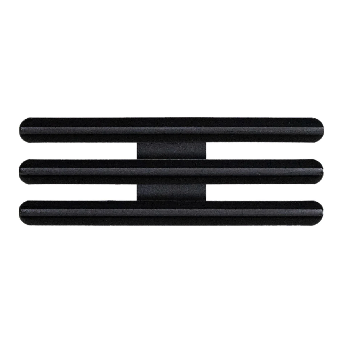 Ribbon Mounting Bar: 9 Ribbons - black metal 1/8" spacing
