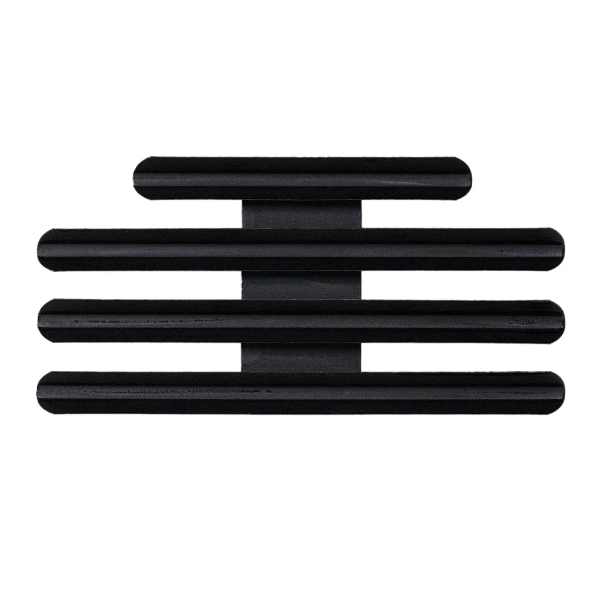 Ribbon Mounting Bar: 11 Ribbons - black metal 1/8" spacing