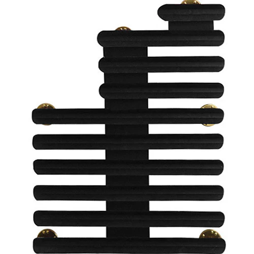 Ribbon Mounting Bar: 25 Ribbons Staggered Right - ⅛ inch space